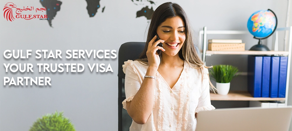 Professional image of a travel agent Star Agency Person Desk