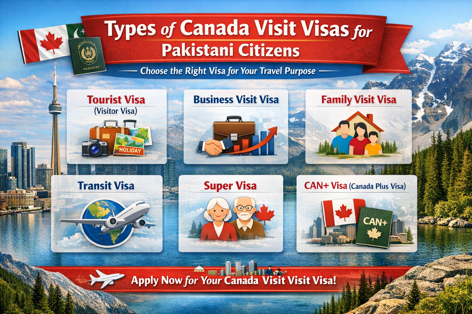 Canada Visit Visa Banner