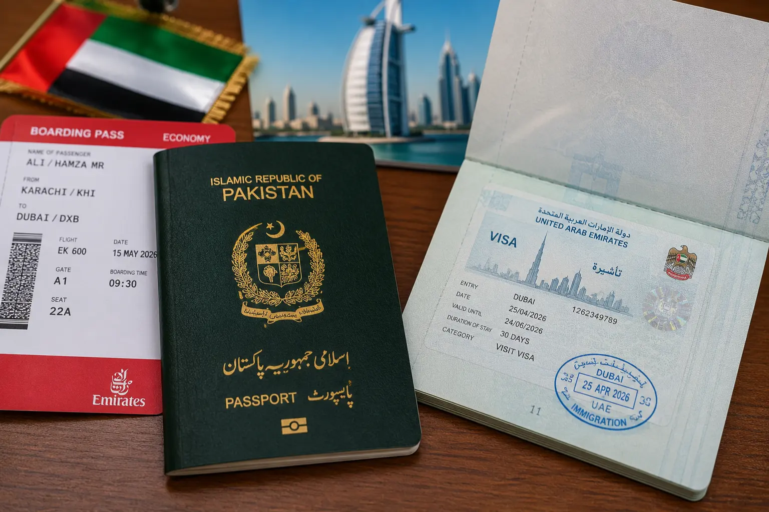 Documents Required for Dubai Visit Visa