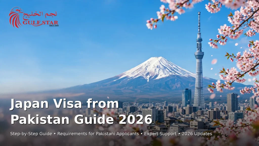 Apply for Japan visit visa from Pakistan in 2026